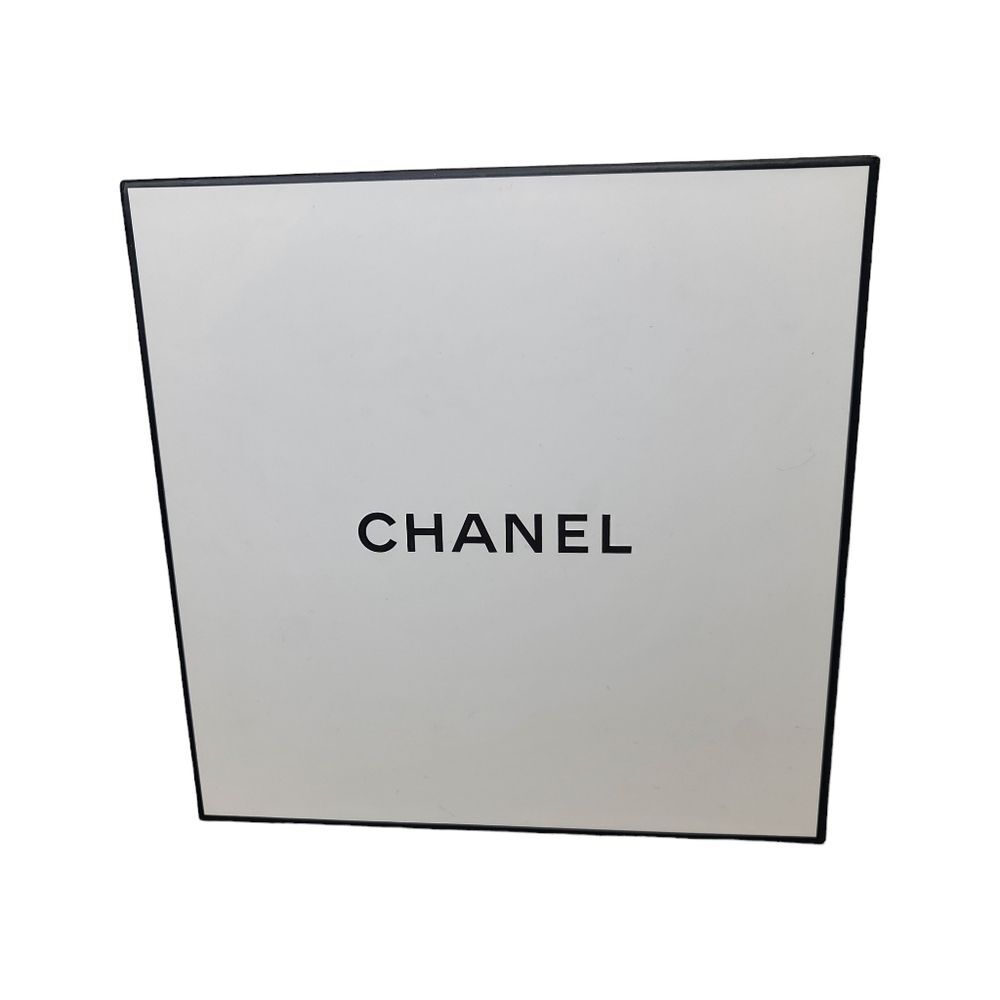 Authentic CHANEL Empty White Black Box 8.75"x8.75"x4"